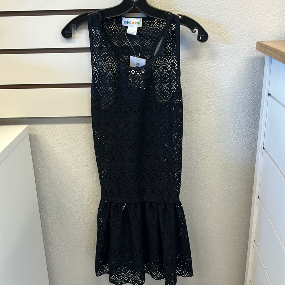 NWT Swim Cover up Black ROCOCO